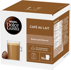 Nescafe Dolce Gusto – Dolce Gusto Café au Lait 16 CAPSULES 160 g (X6)
