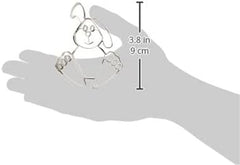 Formă de biscuiți Städter în formă de iepure, 9 cm, din oțel inoxidabil, lavabilă în mașina de spălat vase