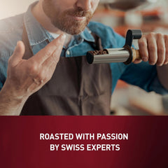 Schwiizer Schüümli Crema Mild, boabe de cafea 100% Arabica fine, armonioase și blânde, ideale pentru espressoare automate, tărie 2/5, prăjire ușoară, Rainforest Alliance, 1kg