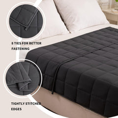 Good Nite Pătură cu greutate pentru adulți Pătură grea pentru simțuri calme Gri 8 Kg 150 X 200 Cm Plapumi si pilote Naty Shop