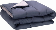 Pikolin Home - Plapumă reversibilă 300 G - Umplutură nordică bicoloră - Pentru pat 135 - Cosy, cald, respirabil, galben muștar, 220 X 220 Cm Plapumi si pilote Naty Shop Titlu implicit