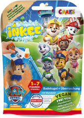 INKEE SURPRISE PAW PATROL, Bomba da bagno per bambini con sorpresa, gusto cola, effetto schiuma, 80 grammi Doccia e bagno Naty Shop