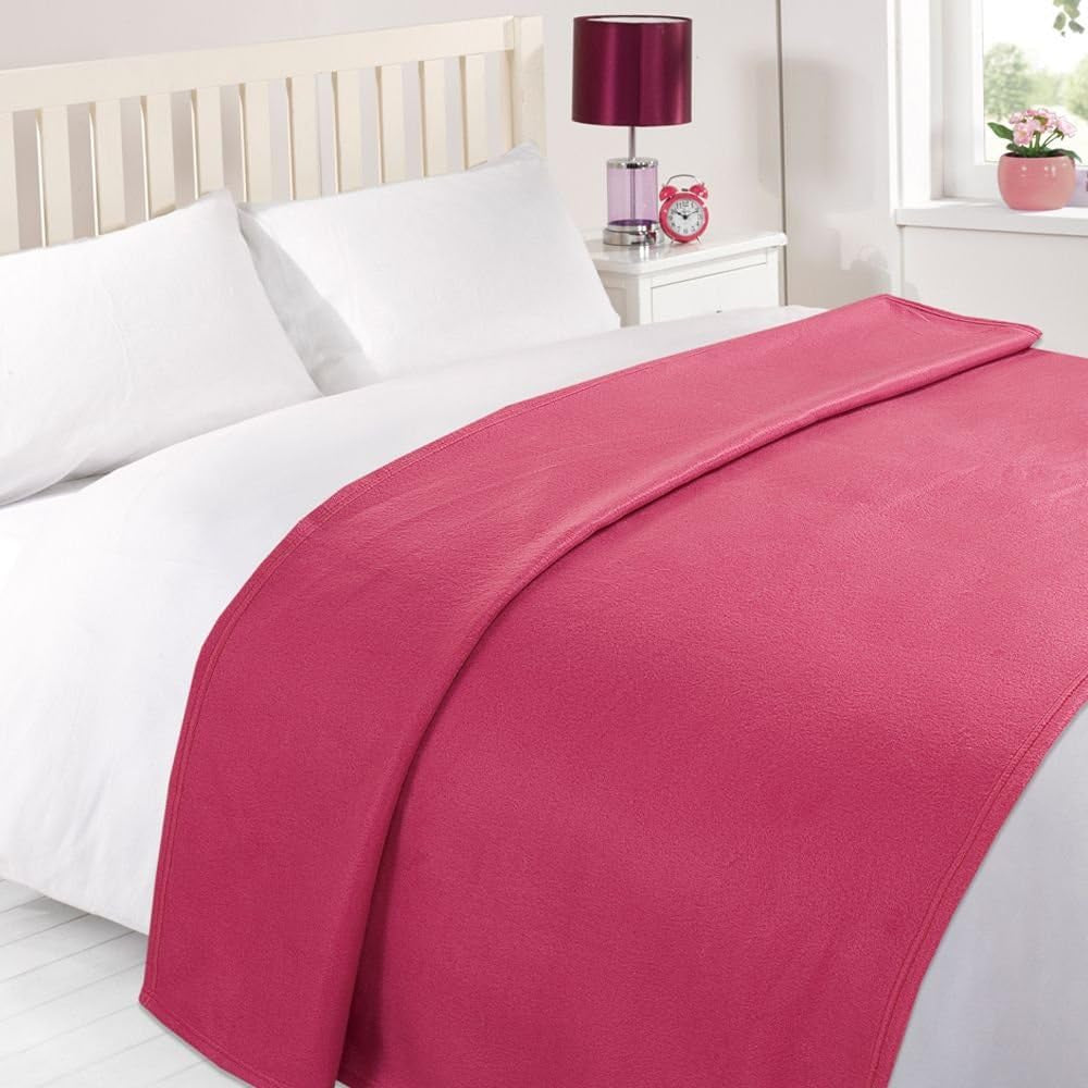 DREAMSCENE arunca pătură, cuvertură de pat, fuchsia Paturi si Cuverturi Besuche den DREAMSCENE-Store Roz aprins 120 X 150 Cm