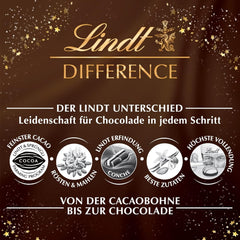 Lindt Tavoletta di cioccolato alle mandorle natalizie | 100 g| Mandorle in crema di noci ricoperte di finissimo cioccolato al latte | Regalo di cioccolato di Natale