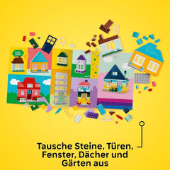 Case creative LEGO Classic, set di mattoncini da costruzione per bambini, giocattolo da costruzione da 850 mattoncini, giocattolo da costruzione con accessori, regalo per ragazzi e ragazze di 4 anni 11035 Set da costruzione Beuche den LEGO-Store