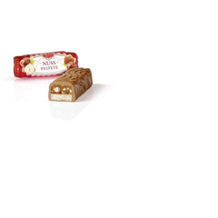 Reber Pasta Di Noci, Cioccolato Al Latte Alpino, Contiene Alcool, Torrone, Nocciola, Rum E Marzapane 49g (Confezione da 6)