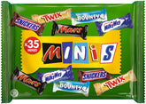 Confezione sfusa di mini cioccolato misto, cioccolato, 35 mini snack al cioccolato (Mars, Snickers, Bounty, Twix, Milky Way) come caramelle, regalo di cioccolato, scatola di caramelle (710 g)