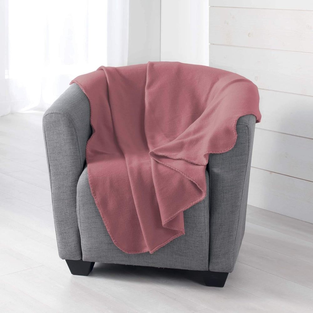 Douceur D'Intérieur, coperta in pile Milou rosa antico, 125 X 150 Cm Letti e coperte Douceur d'Intérieur Rosa scuro 125 X 150 Cm