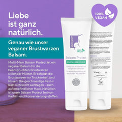 Multi-Mam Balsamo Protect Beruhigt Und Schützt Trockene Und Rissige Brustwarzen Während Und Vor Der Stillzeit, Brustwarzencreme Stillen, Tubo da 30 Ml Accessori Alimentazione e Allattamento Bebe Naty Shop
