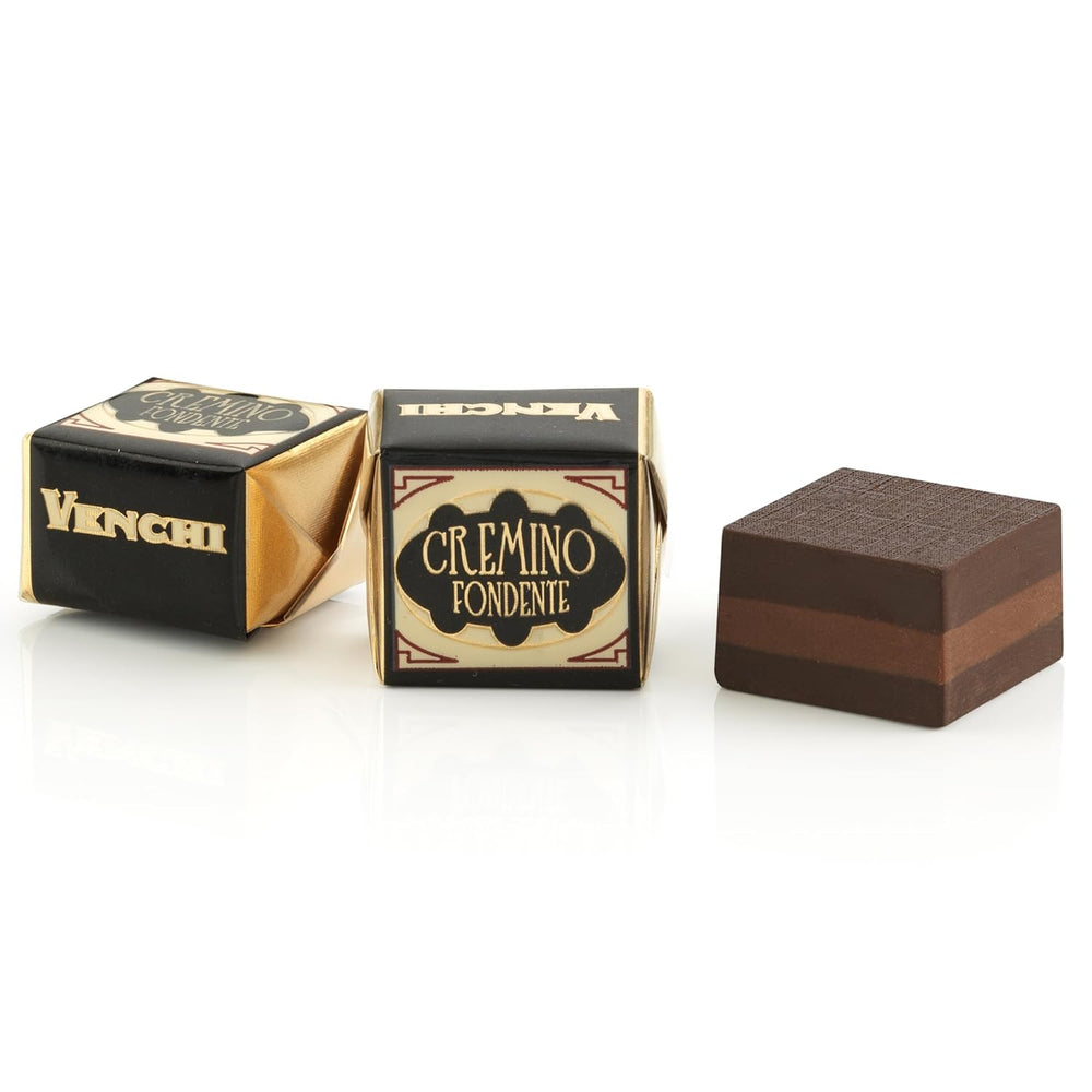 Venchi - Cremino Cioccolato Nero Extra - Cioccolato fondente con pasta di mandorle e "Nocciola di bosco Piemonte IGP", 1 kg, senza glutine, senza coloranti e senza conservanti