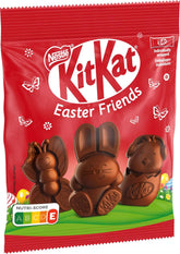 NESTLÉ Easter Friends, mini figurine pasquali di cioccolato al latte con pezzi croccanti, 1 confezione (1 x 65 g)