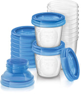 Philips Avent Austellungssystem Für Muttermilch, Becher Inklusive Deckel, Adattatore (Modell SCF618/10) Accessori Alimentazione e Allattamento Bebe Naty Shop