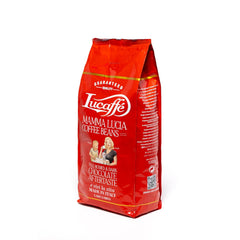 Lucaffé - Kaffeebohnen Mamma Lucia, 1 kg | Kaffee aus ganzen Bohnen für cremigen Espresso | Helle Röstung | intensiver und cremiger Geschmack