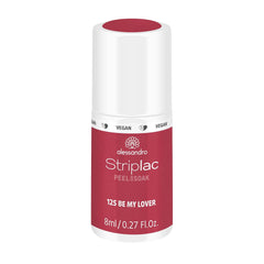 Smalto UV alessandro Striplac Be My Lover - Delicato e a lunga tenuta - Facile rimozione grazie alla tecnologia peel-off - Vegan e cruelty-free - 8 ml