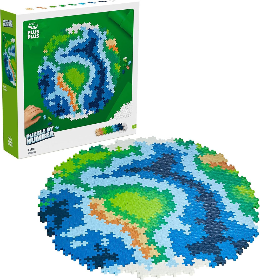 PLUS PLUS Earth Block Puzzle 800 pezzo(i) Globo, Erde