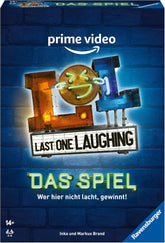 Ravensburger 27524 - Last One Laughing - Il gioco di società basato sulla serie, gioco LOL per 3-8 giocatori dai 14 anni in su, oltre 350 compiti per la sfida "Non ridere", il divertente gioco di carte basato sulle stagioni 1, 2, 3 e 4 di LOL