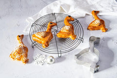 Dr. Oetker Formă de biscuiți din oțel inoxidabil pentru copt de Crăciun, 200x170x40mm, fabricată în Germania