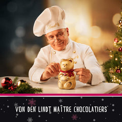 Cioccolata Lindt | CIAO Mini Babbo Natale | 50g| 5 Mini Moși Moși (10 g ciascuno) di finissimo cioccolato al latte | Statuine natalizie in cioccolato per grandi e piccini