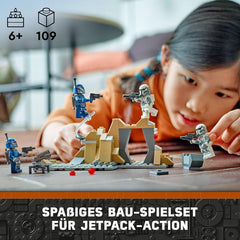 LEGO Star Wars: Battle Pack Mandalorian Ambush a Mandalore, giocattolo costruibile avventuroso per bambini, set d'azione da collezione, idea regalo per ragazzi e ragazze 75373 Set da costruzione Acquista il negozio LEGO