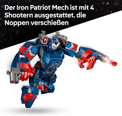 LEGO ǀ Marvel Avengers: Endgame Thor vs. Chitauri Bauset - Superhelden Action mit dem Iron Patriot Mech und 7 Minifiguren - Geschenk für Jungen und Mädchen ab 8 Jahren - 76322