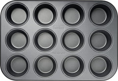 Zenker 12Er Muffinform Energy, Premium-Backform, Für Köstliche Kuchen, Verkürzt Die Backzeit Um Bis Zu 20% (Farbe: Silber/Anthrazit), Menge: 1 Stück, Hellgrau Und Dunkelgrau Stampi e vassoi per cuocere Naty Shop