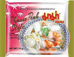 MAMA Phnom Penh Spaghetti di riso istantanei - Spaghetti di riso istantanei in stile orientale - Autentica cucina tailandese - 12 x 70 g