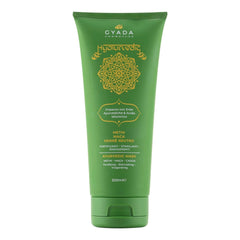 GYADA COSMETICS, compresă ayurvedică de întărire Hyalurvedic, tratament profesional pentru păr fin și slab, combate încrețirea cu methi, maca, henna neutră, 200 ml Masca de par Naty Shop Titlu implicit