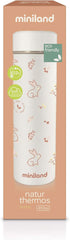 Miniland NATUR THERMOS BUNNY - thermos per pappa 450 ml, multicolore Accessori Alimentazione e Allattamento Bebe Naty Shop