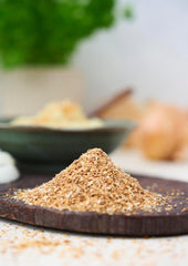 Fuchs Gewürze - Zwiebel getostat - Zwiebeln für Dips, Schmorgerichte oder Hamburger tritato finemente - Ingredienti naturali - 55 g in wiederverwendbarer, recyclebarer Dose