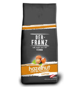 Der-Franz Kaffee, Mischung aus Arabica und Robusta, geröstet, ganze Bohne aromatisiert mit natürlicher Haselnuss UTZ, 1000 g