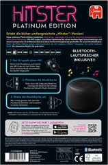 Hitster Platinum Edition – Joc muzical de petrecere cu 500 de melodii din pop, rock, hip-hop, dance și multe altele, inclusiv difuzor