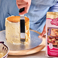 Funcakes Mix Für Buttercreme: Einfach Zu Berübenen, Cremig, Perfekt Zum Dekorieren, Abdecken Und Füllen Von Kuchen, Belag Auf Cupcakes, Halal., 1 Kg Mix per cottura e cottura Naty Shop