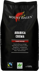 Cremă de cafea prăjită organic, boabe întregi (2 x 1 kg)