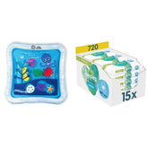 Scatola di salviette umidificate Opus Ocean of Discovery e Pampers Harmony Aqua Baby, 720 salviette (15 x 48), protezione delicata per la pelle delicata con il 99% di acqua