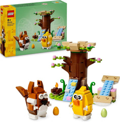 LEGO Parco giochi primaverile degli animali, set da costruzione con uccello e scoiattolo, set da gioco con la casa sull'albero per bambini, idea regalo per ragazzi e ragazze di 8 anni, set di animali, personaggio giocattolo con animali 40709 Set da costruzione Beuche den LEGO-Store Titolo predefinito