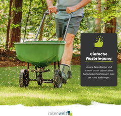 Rasensamen Gebrauchsrasen PS-56 10Kg I Sport- Und Spielrasen Saatgut Samen Für Neuansaat Und Nachsaat I Schnellwachsende Gras Sportrasensamen RSM 2.3