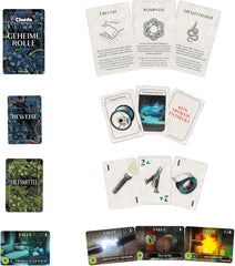 Gioco da tavolo Cluedo Conspiracy di Hasbro Gaming per adulti e adolescenti, versione tedesca del gioco misterioso, per 4-10 giocatori e dai 14 anni in su