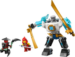 LEGO NINJAGO Mech d'azione di Zane - Giocattolo ninja con 3 minifigure per giochi di ruolo - Piccolo set da costruire e giocare per i bambini - Idea regalo per ragazzi e ragazze dai 6 anni 71827 Set da costruzione Besuche den LEGO-Store