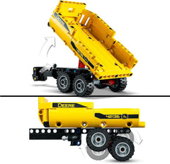 LEGO Technic John Deere 9620R Trattore 4WD con rimorchio ribaltabile Classico giocattolo agricolo per bambini Ragazzi e ragazze Kit modello da collezione di 8 anni 42136 Set di costruzione Acquista il negozio LEGO