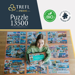 UFT Puzzle 13500 - Viaggio di mille miglia Viaggio di mille miglia Puzzle Naty Shop