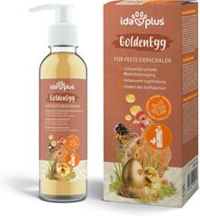 Ida Plus - GoldenEgg 200 ml - ridotto Brucheier & Federfressen - supportato Federwachstum & Federkleid - Wichtige Mineralien & Vitamine für Hühner - Beste Eierqualität bei Ihrer Hühnerhaltung