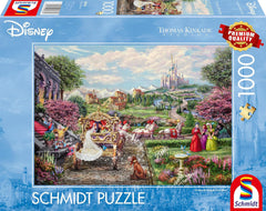 Schmidt Spiele 58038 Disney, Cenusareasa fericita pentru totdeauna, Thomas Kinkade, puzzle jigsaw 1000 piese, multicolor Puzzle Naty Shop Titlu implicit