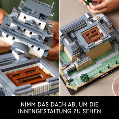 Castello di Himeji LEGO Architecture, kit modello per adulti, collezione Landmark, set di fan di giardinaggio creativo e cultura giapponese con albero di ciliegio in fiore, regalo per lui e per lei 21060 Set di costruzione Besuche den LEGO-Store