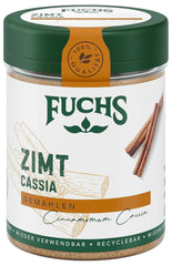 Fuchs Scorțișoară Cassia măcinată - Pentru aromatizarea produselor de patiserie, deserturilor sau ceaiurilor, 45 grame Condimente Naty Shop