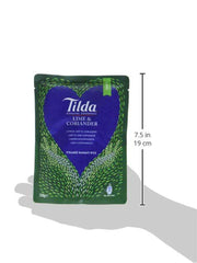 TILDA Riso Basmati al Vapore con Lime e Coriandolo per Microonde, 250g