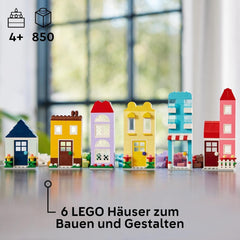 Case creative LEGO Classic, set di mattoncini da costruzione per bambini, giocattolo da costruzione da 850 mattoncini, giocattolo da costruzione con accessori, regalo per ragazzi e ragazze di 4 anni 11035 Set da costruzione Beuche den LEGO-Store