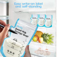 Edibaby, Buste per latte materno, 100 pezzi, Sterilizzate, senza BPA Accessori Alimentazione e Allattamento Bebe Naty Shop