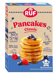 RUF Classic Pancakes Stile Americano Fluffy Pancake Preparato per Cottura 540 Grammi Naty Shop Kitchen 2 X 270 Gram Pancakes