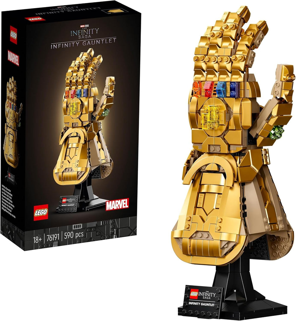 LEGO 76191 Marvel Super Heroes Infinity Handschuh, Avengers-Set für Erwachsene mit Modell von Thanos' Gauntlet zum Bauen, Fanartikel, Geschenk für Männer, Frauen, Sie und Ihn