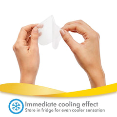 Medela Assorbenti Hydrogel - sollievo immediato e raffreddamento per capezzoli irritati - riutilizzabili - confezione da 4 assorbenti sterili, confezionati singolarmente Accessori Alimentazione e Allattamento Bebe Naty Shop